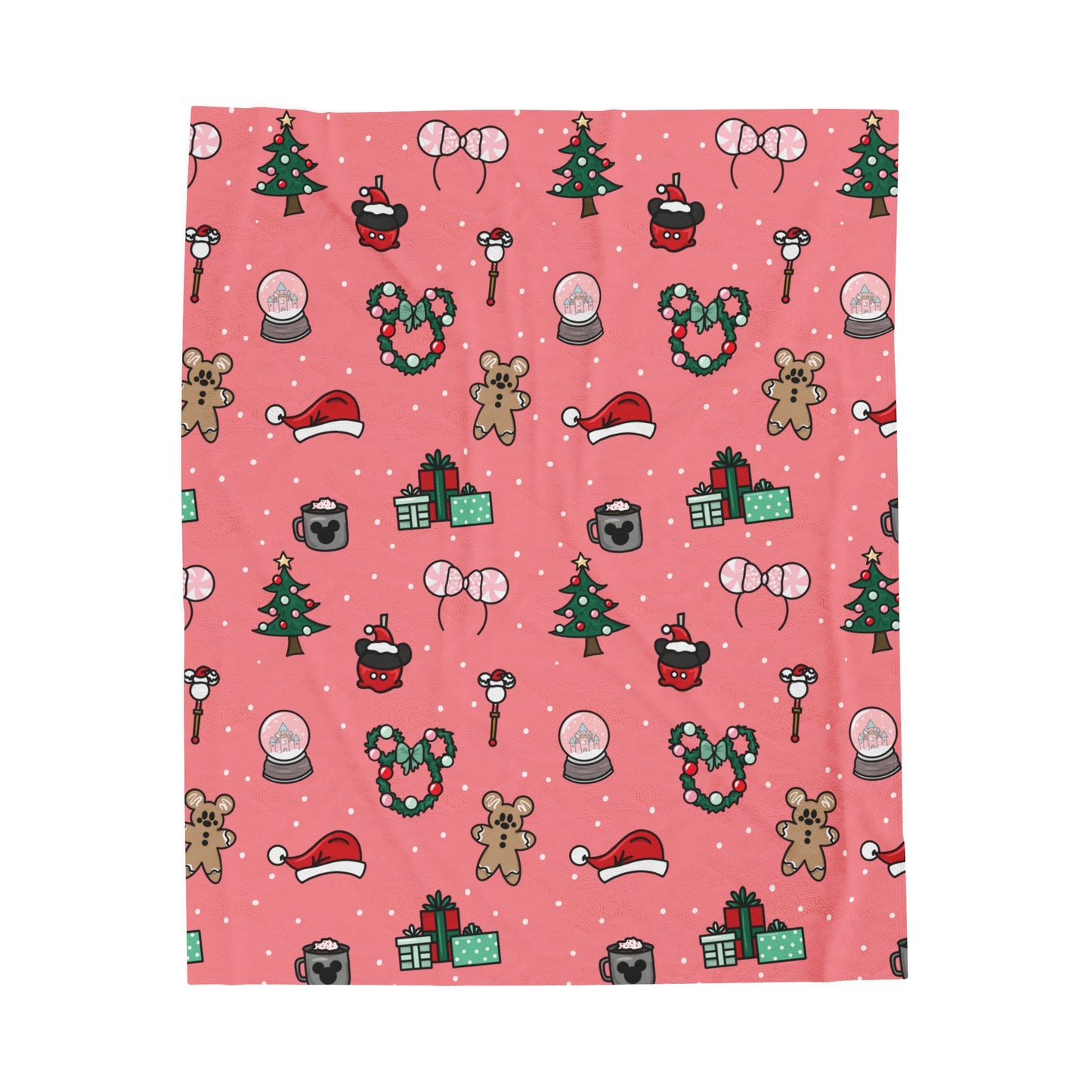 Merry Magic Blanket - Candy Cane Red