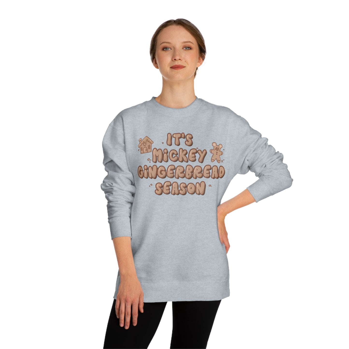 Adult Gingerbread Season Crewneck - Independent Trading Co.
