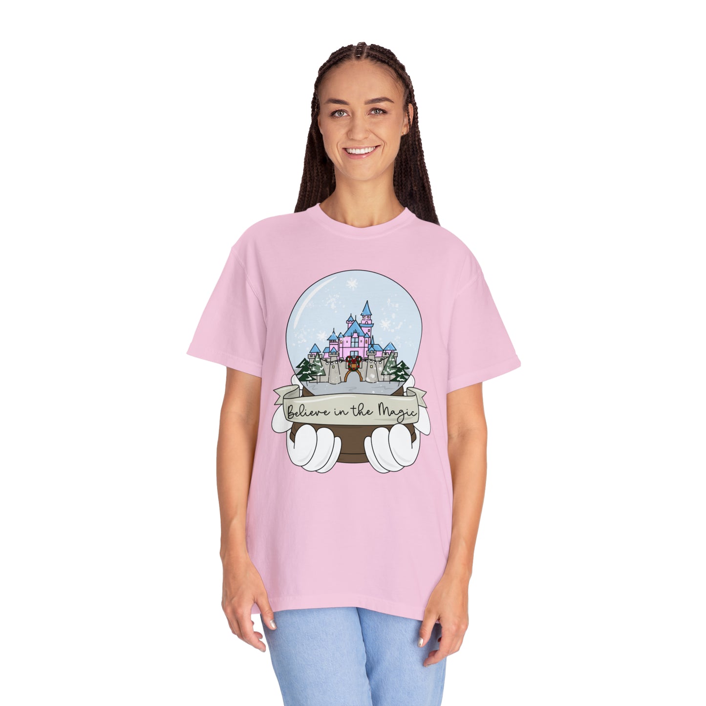 Adult DL Snow globe Tee - Comfort Colors