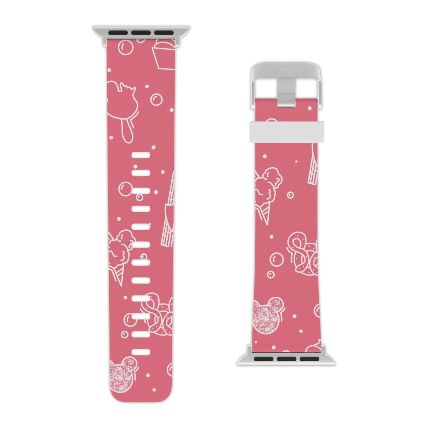 Snacks - Pink Coral - Watch Band for Apple Watch