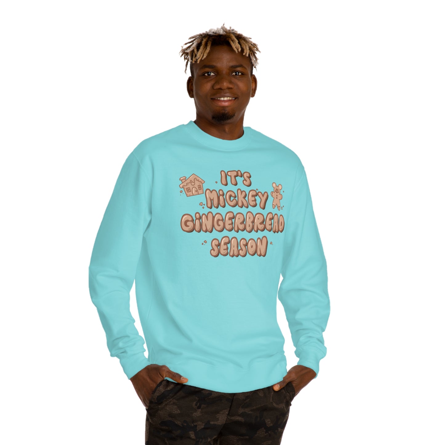 Adult Gingerbread Season Crewneck - Independent Trading Co.