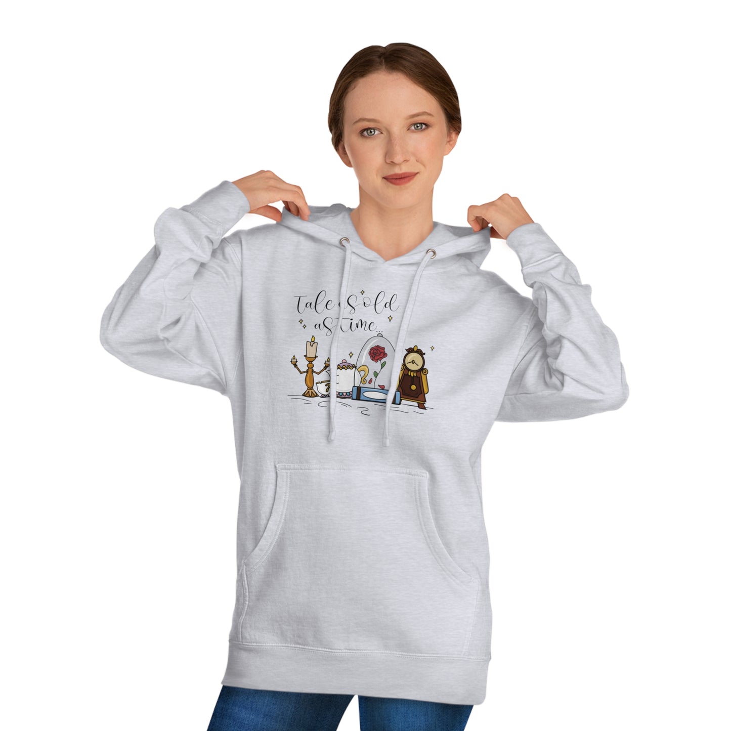 Adult Tale as old as Time - Hooded Sweatshirt