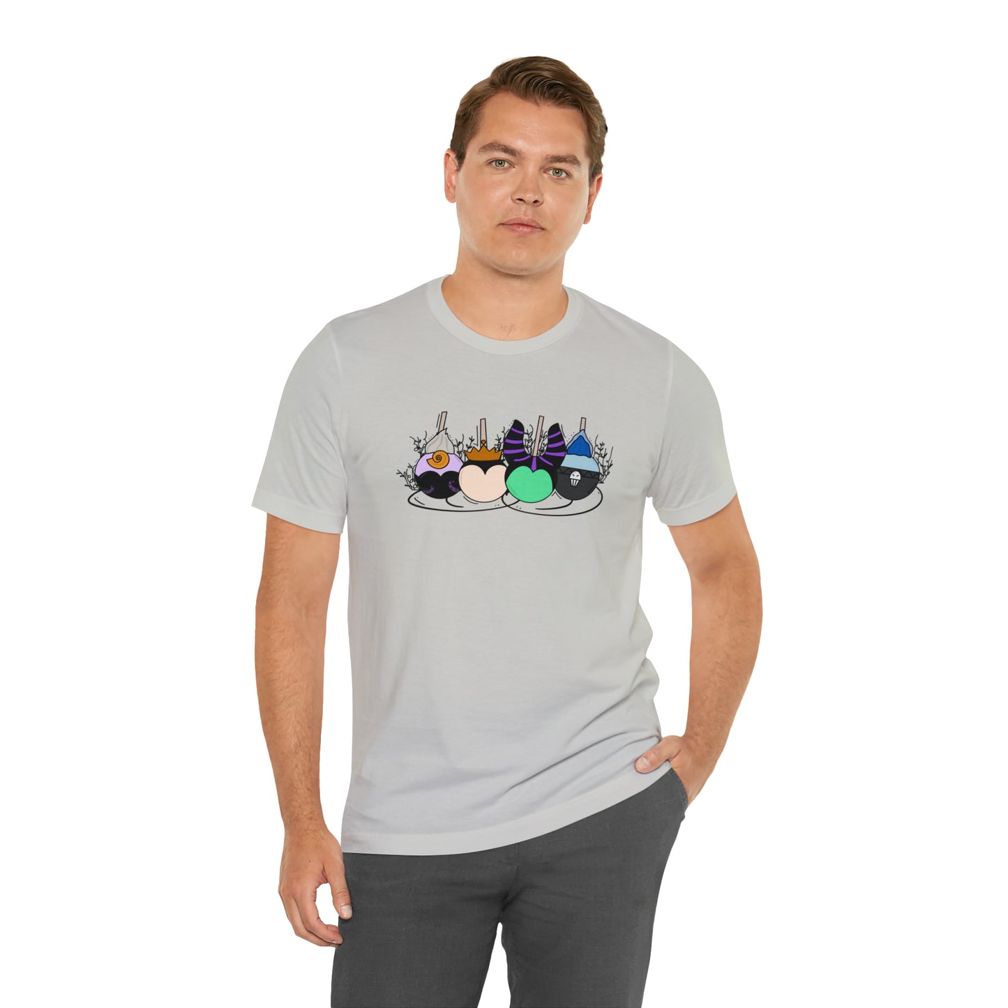 Adult Villain Apples Tee - Bella + Canvas