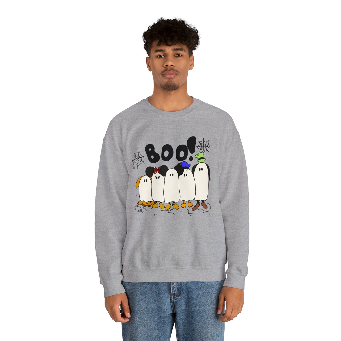 Adult Fabulous Ghosts Crewneck - Gildan