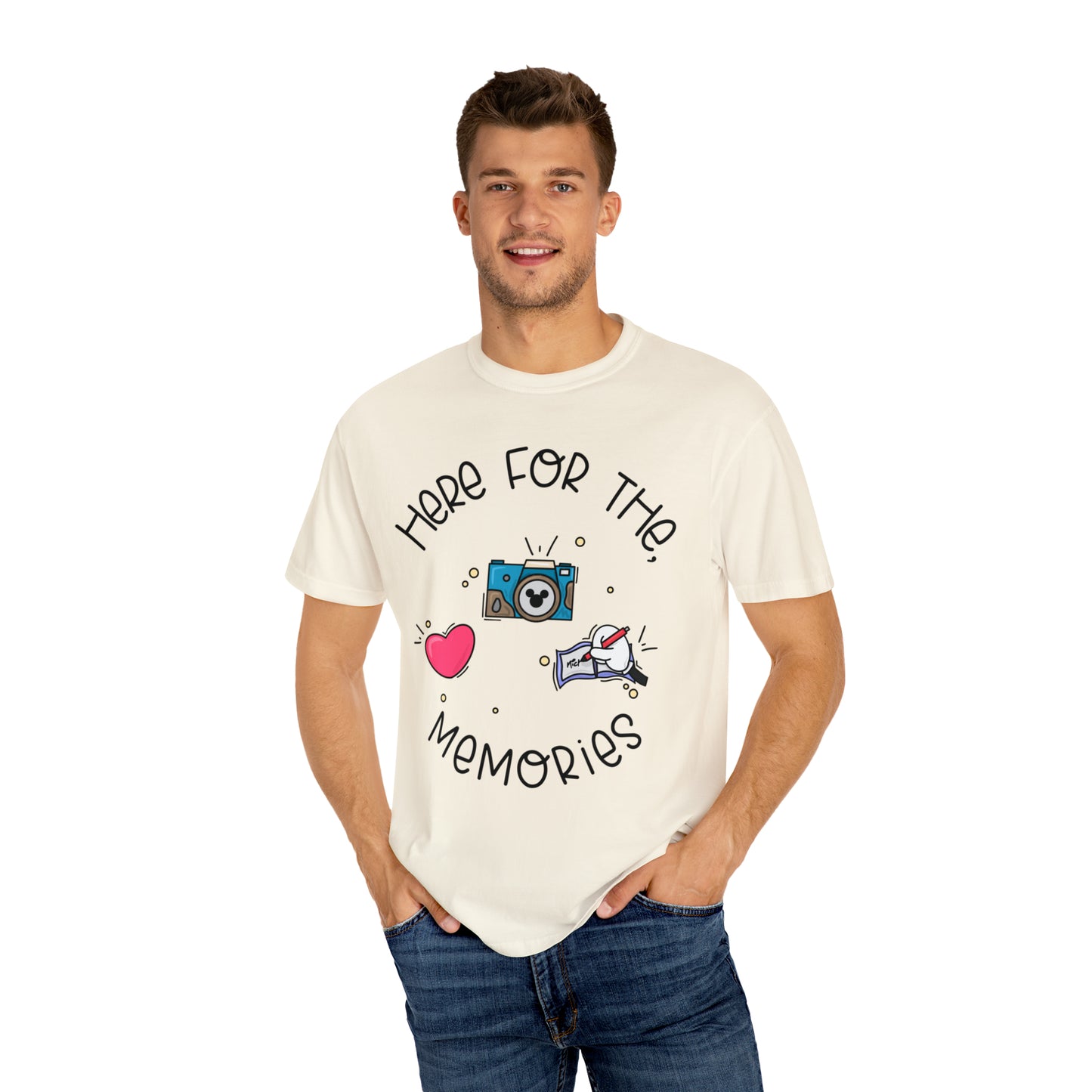 Adult Here for the Memories Tee - Comfort Colors
