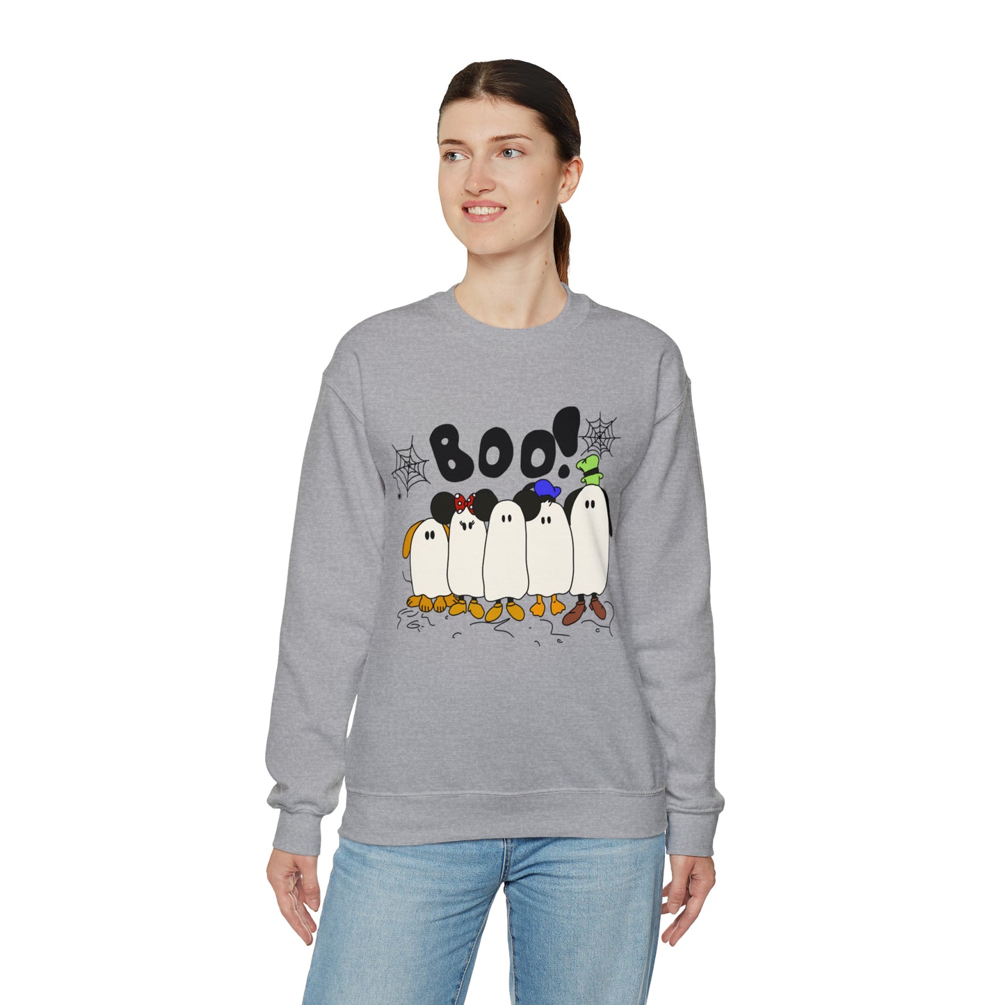 Adult Fabulous Ghosts Crewneck - Gildan