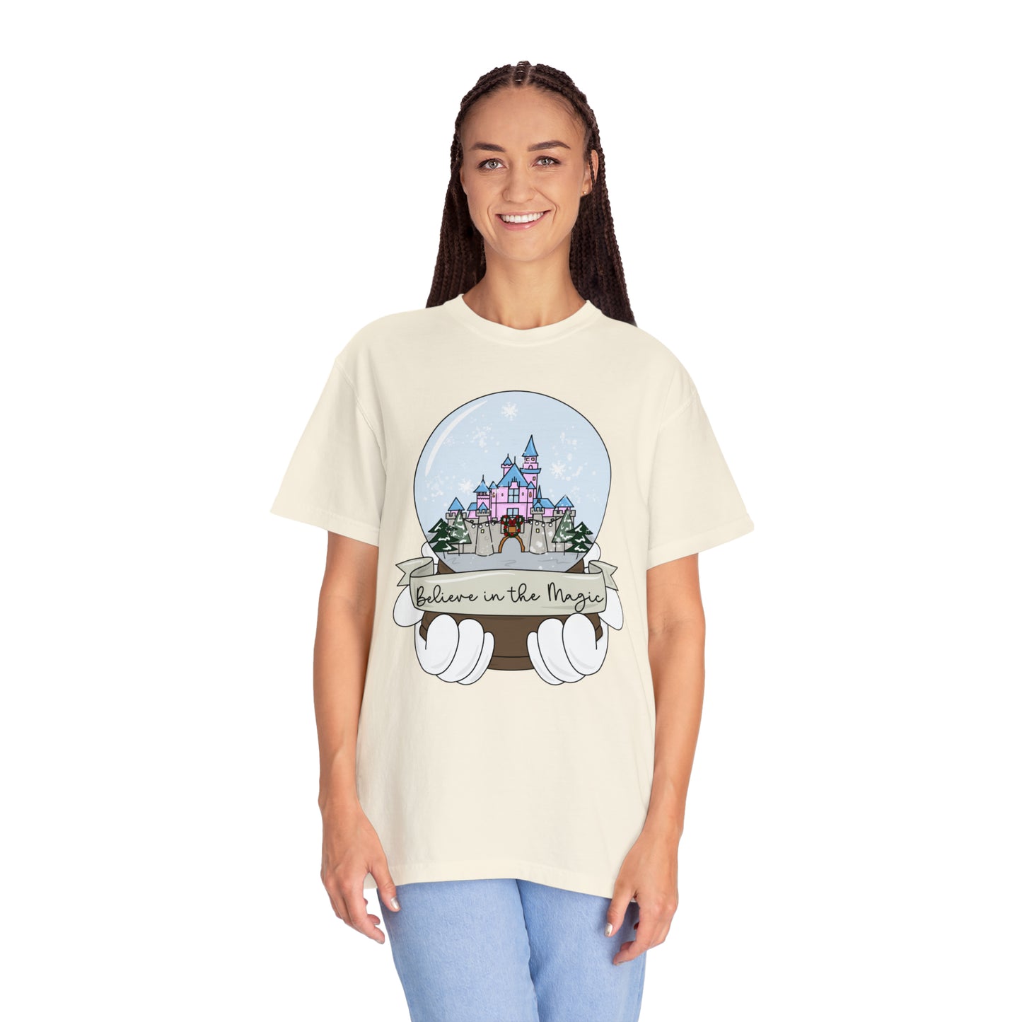 Adult DL Snow globe Tee - Comfort Colors