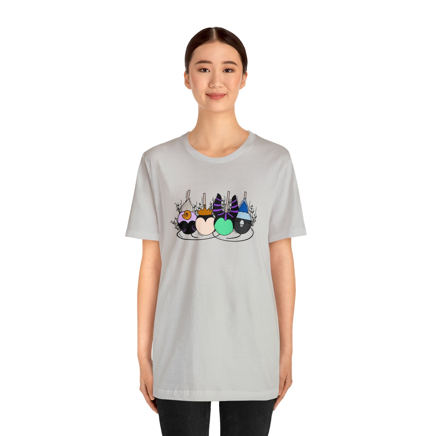 Adult Villain Apples Tee - Bella + Canvas