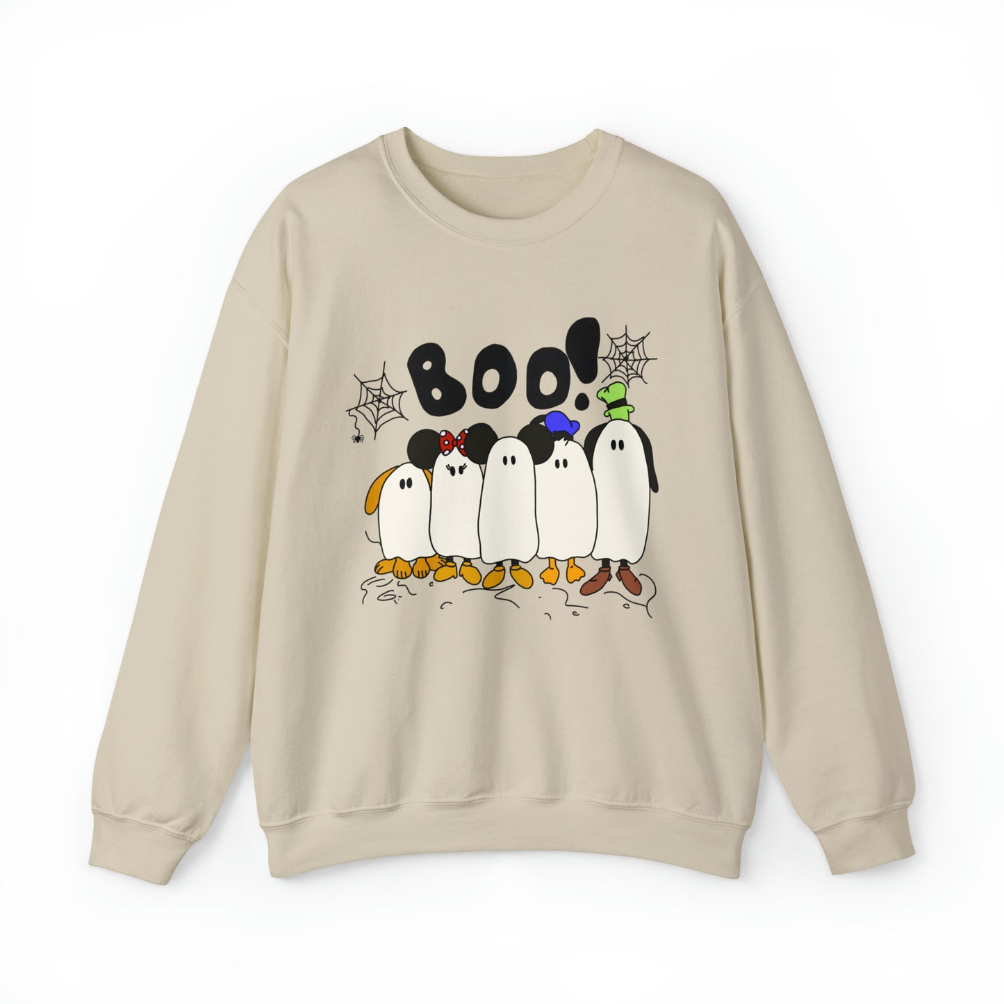 Adult Fabulous Ghosts Crewneck - Gildan
