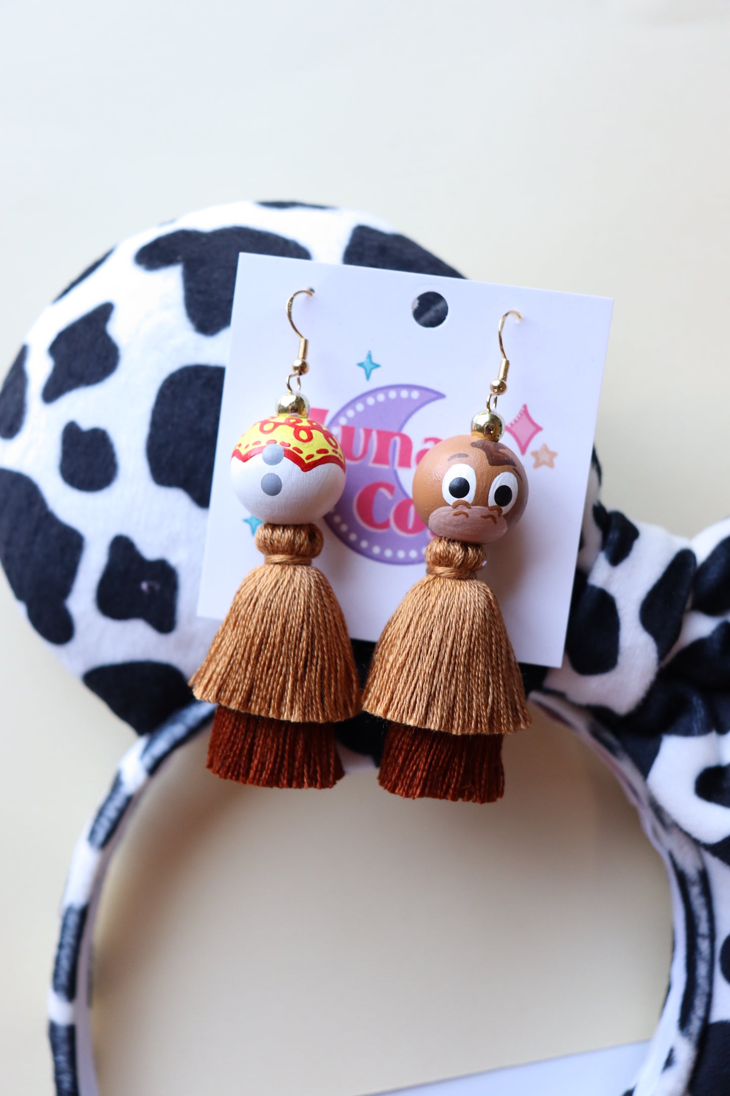 Jessie & Bullseye Tassel Earrings