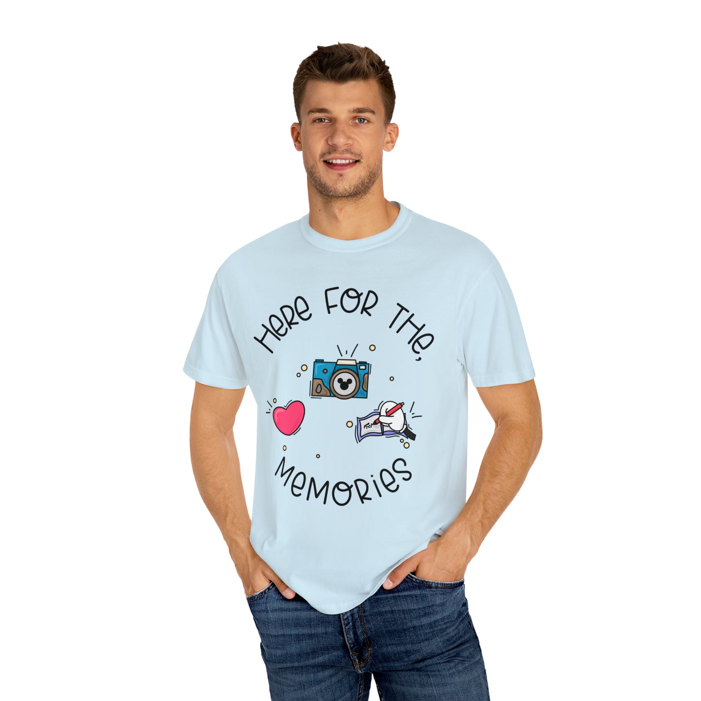 Adult Here for the Memories Tee - Comfort Colors