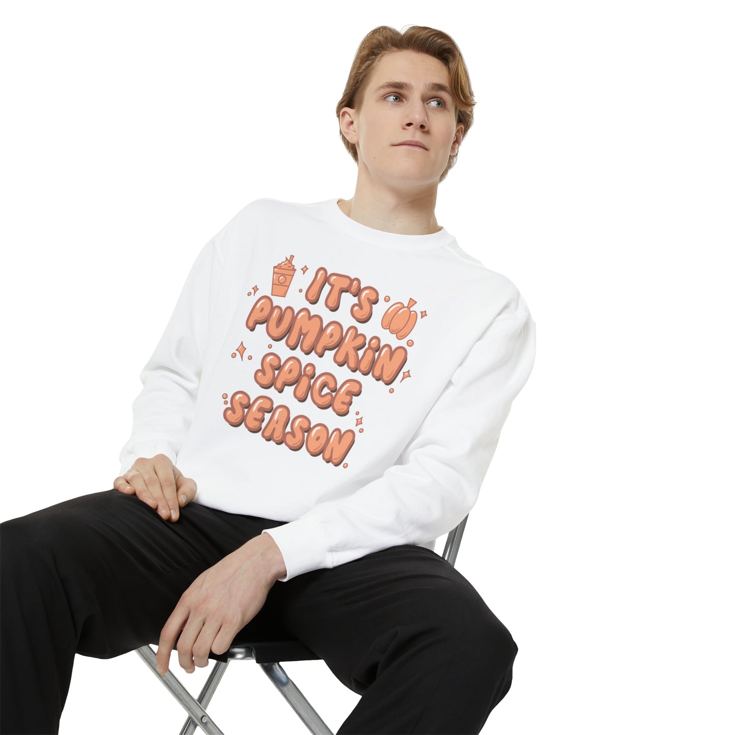 Adult Pumpkin Spice Season Tee - Comfort Colors Sweatshirt