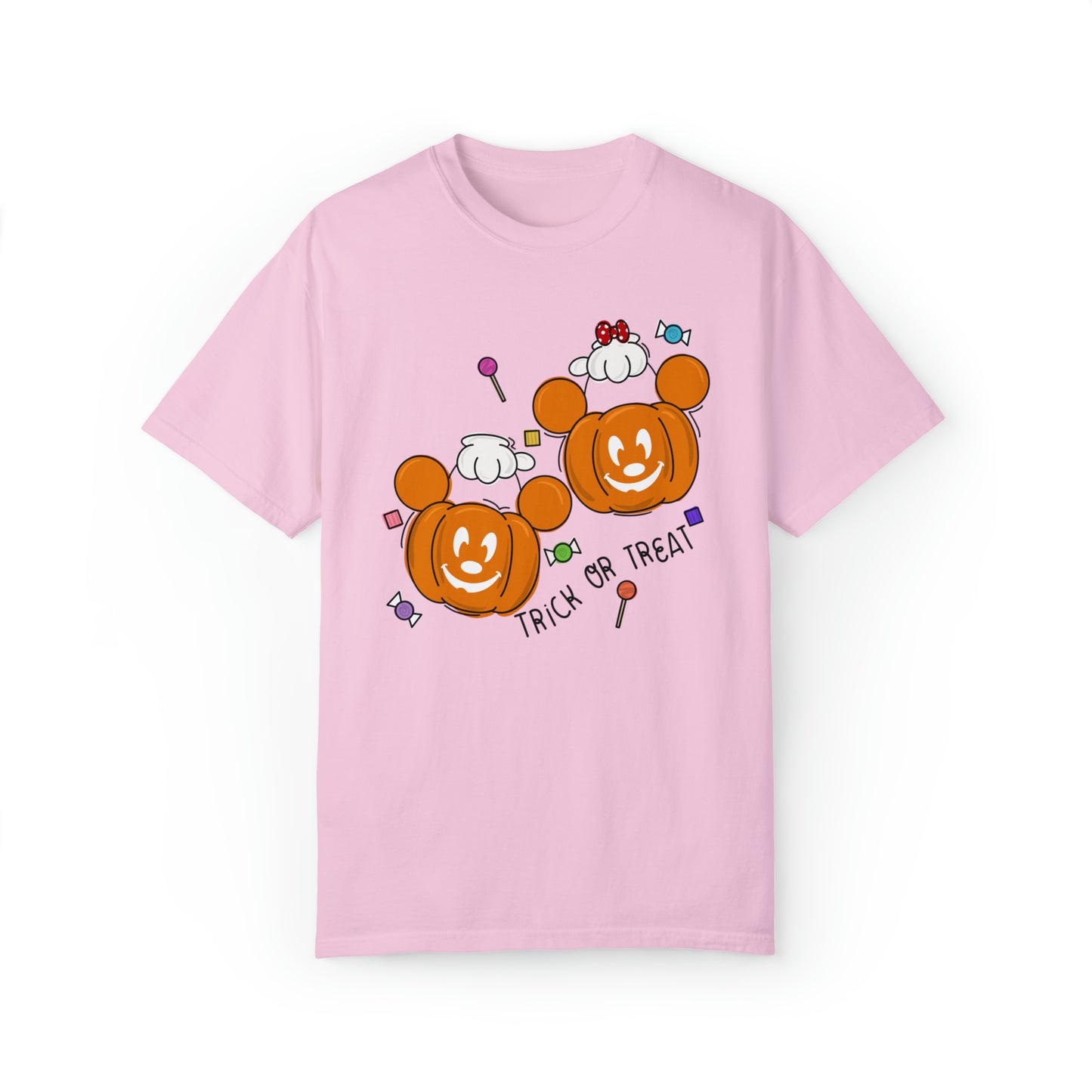 Adult Trick or Treat Tee - Comfort Colors