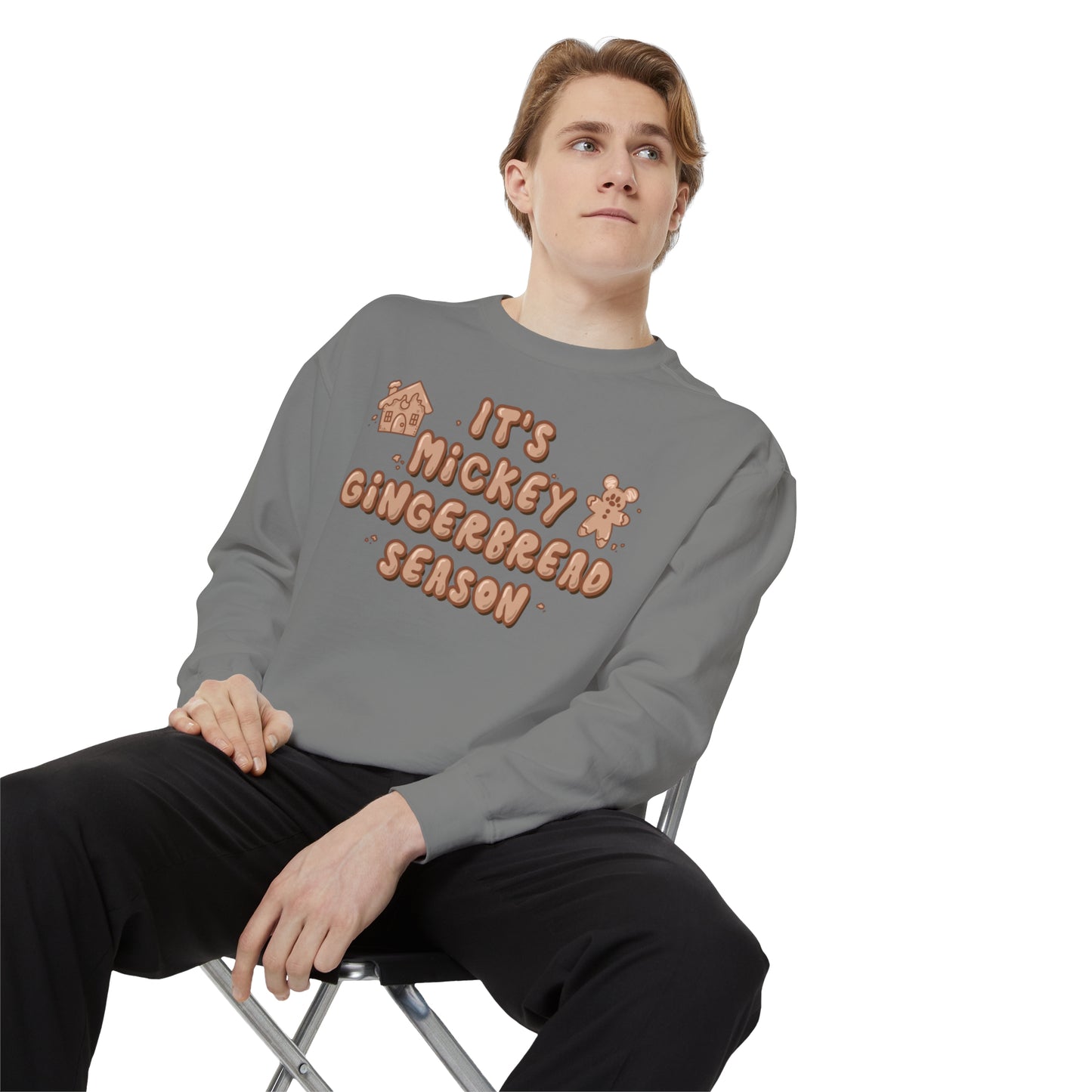 Adult Gingerbread Season Crewneck - Comfort Colors