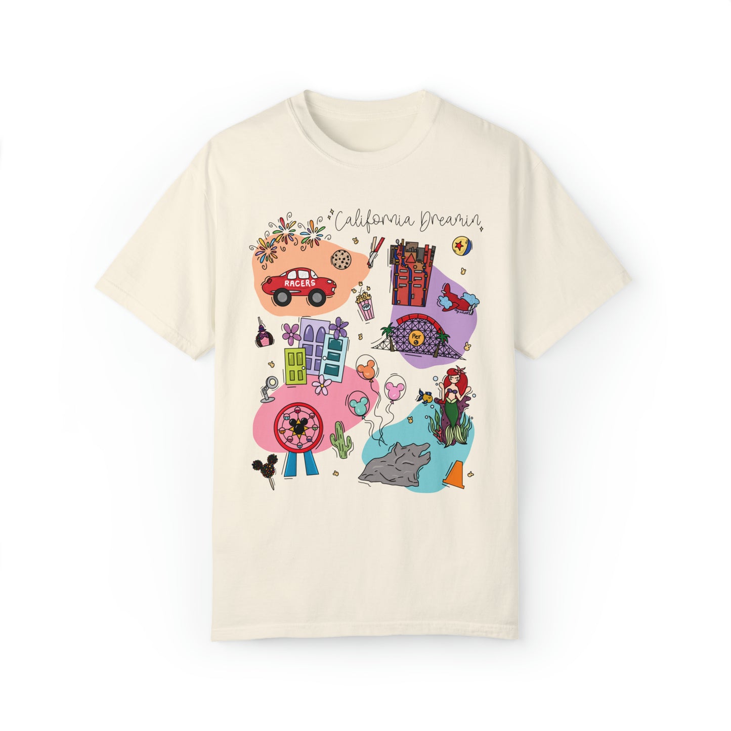Adult Cali Dreaming Tee - Comfort Colors