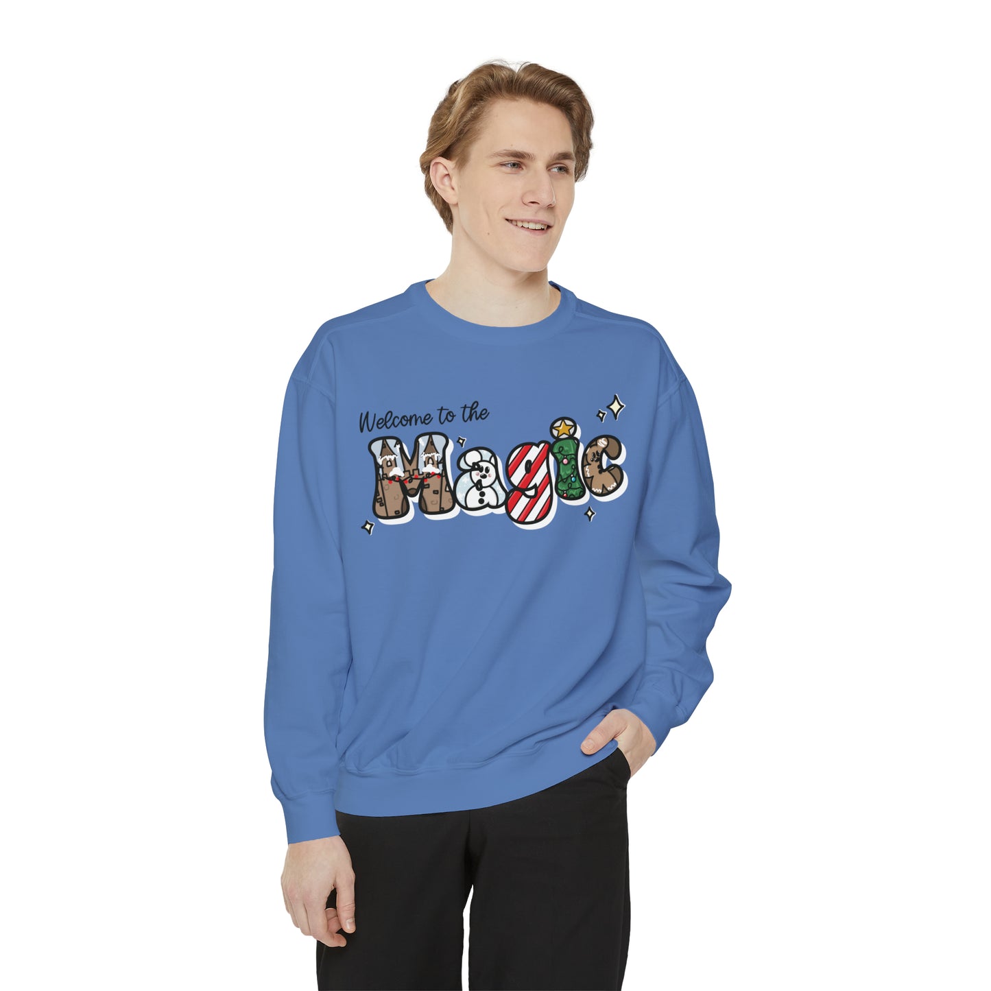 Adult Welcome to the ^Christmas Magic - Sweatshirt