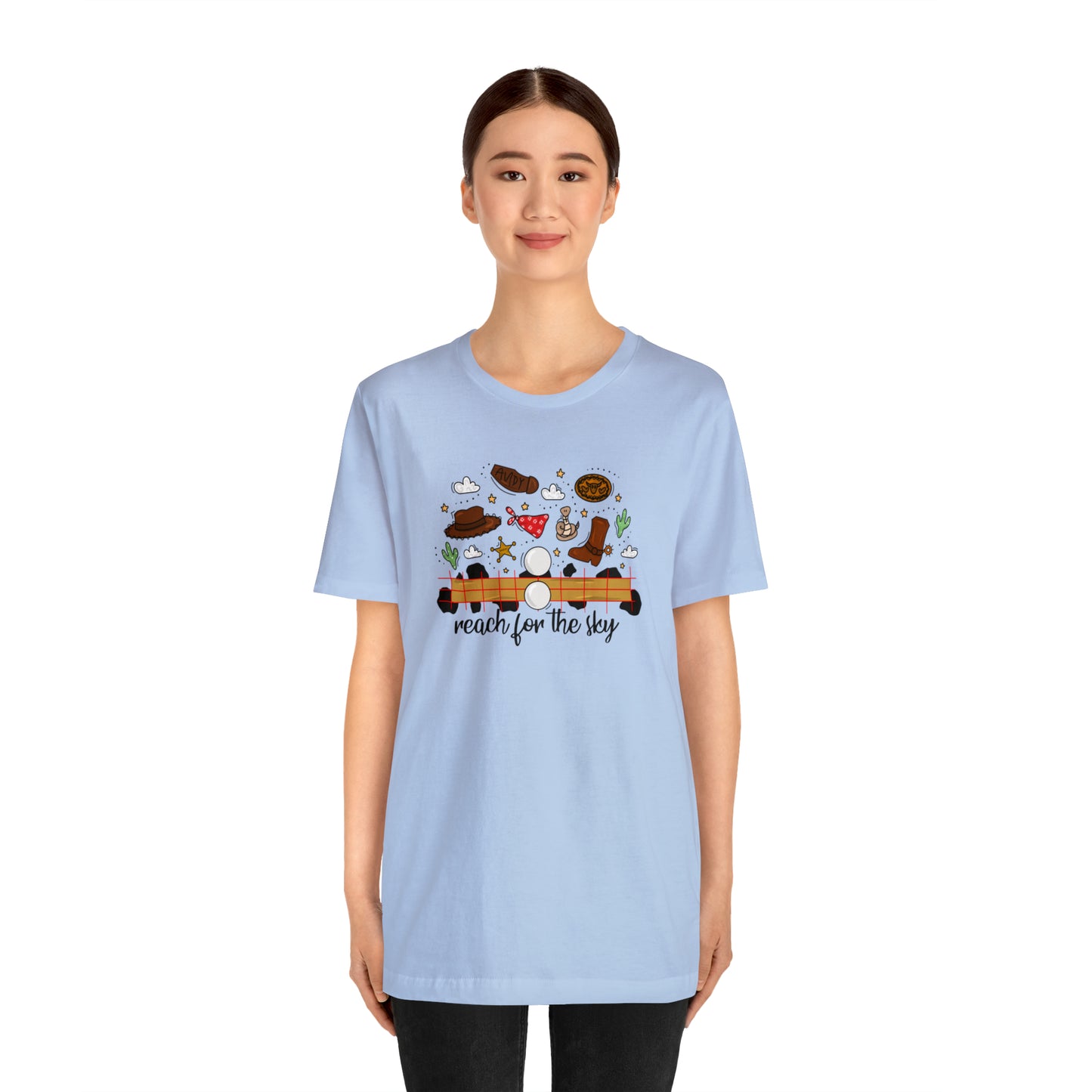 Adult Cowboy Doodle Tee - Bella + Canvas