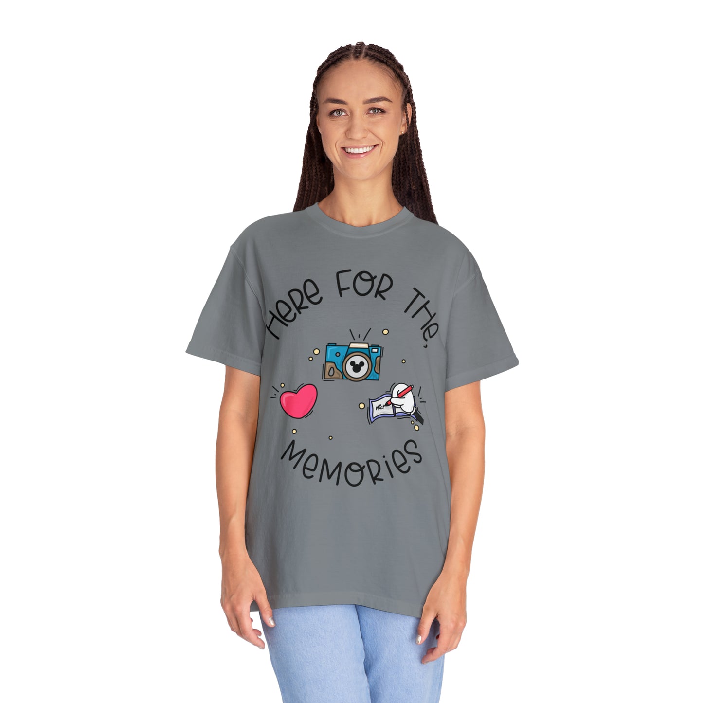 Adult Here for the Memories Tee - Comfort Colors
