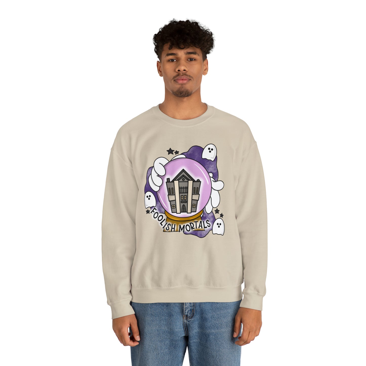 Adult Foolish Mortals Crewneck - Gildan