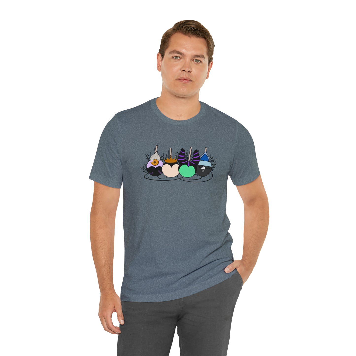 Adult Villain Apples Tee - Bella + Canvas