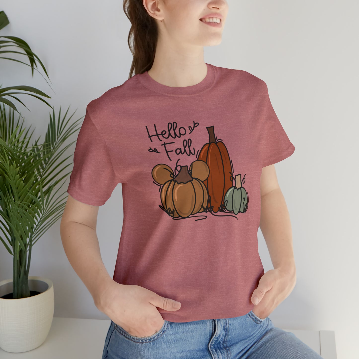 Adult Hello Fall Tee - Bella + Canvas