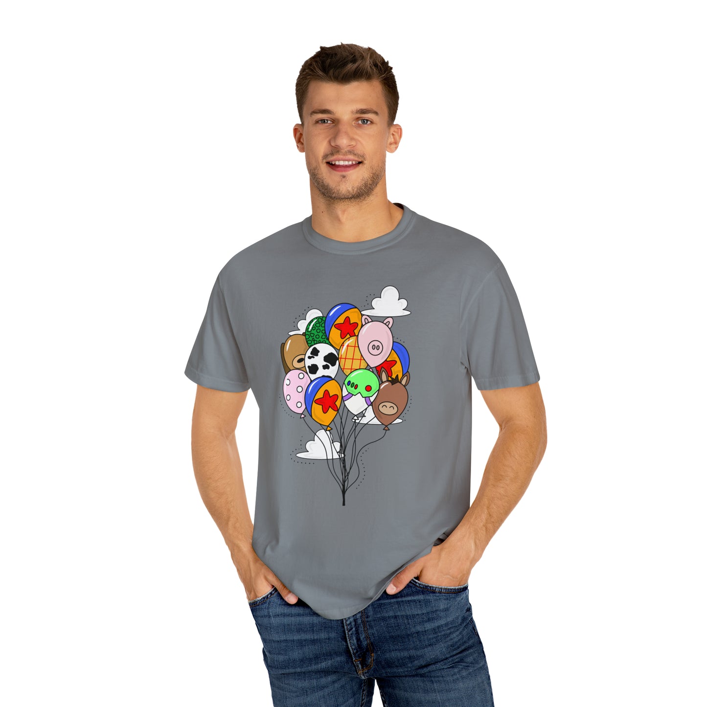 Adult Toy Balloons Tee - Comfort Colors