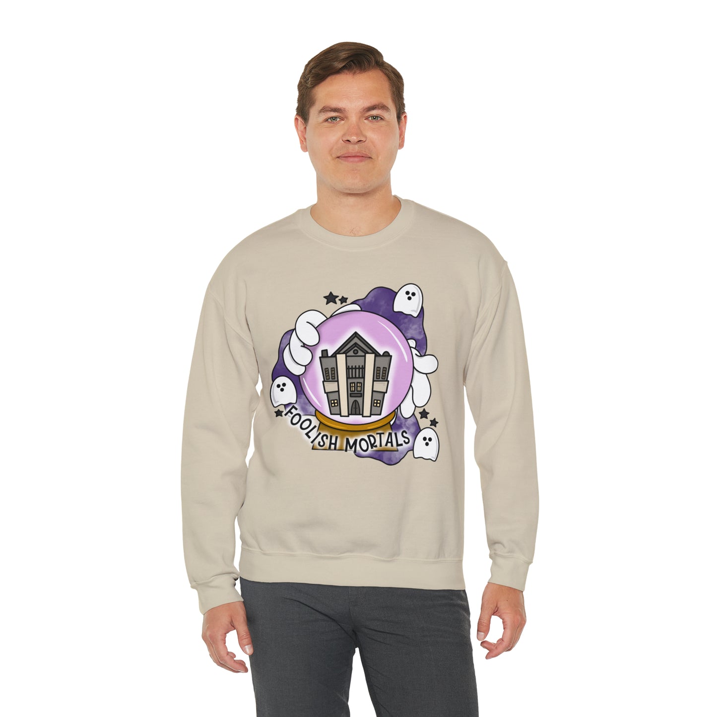 Adult Foolish Mortals Crewneck - Gildan