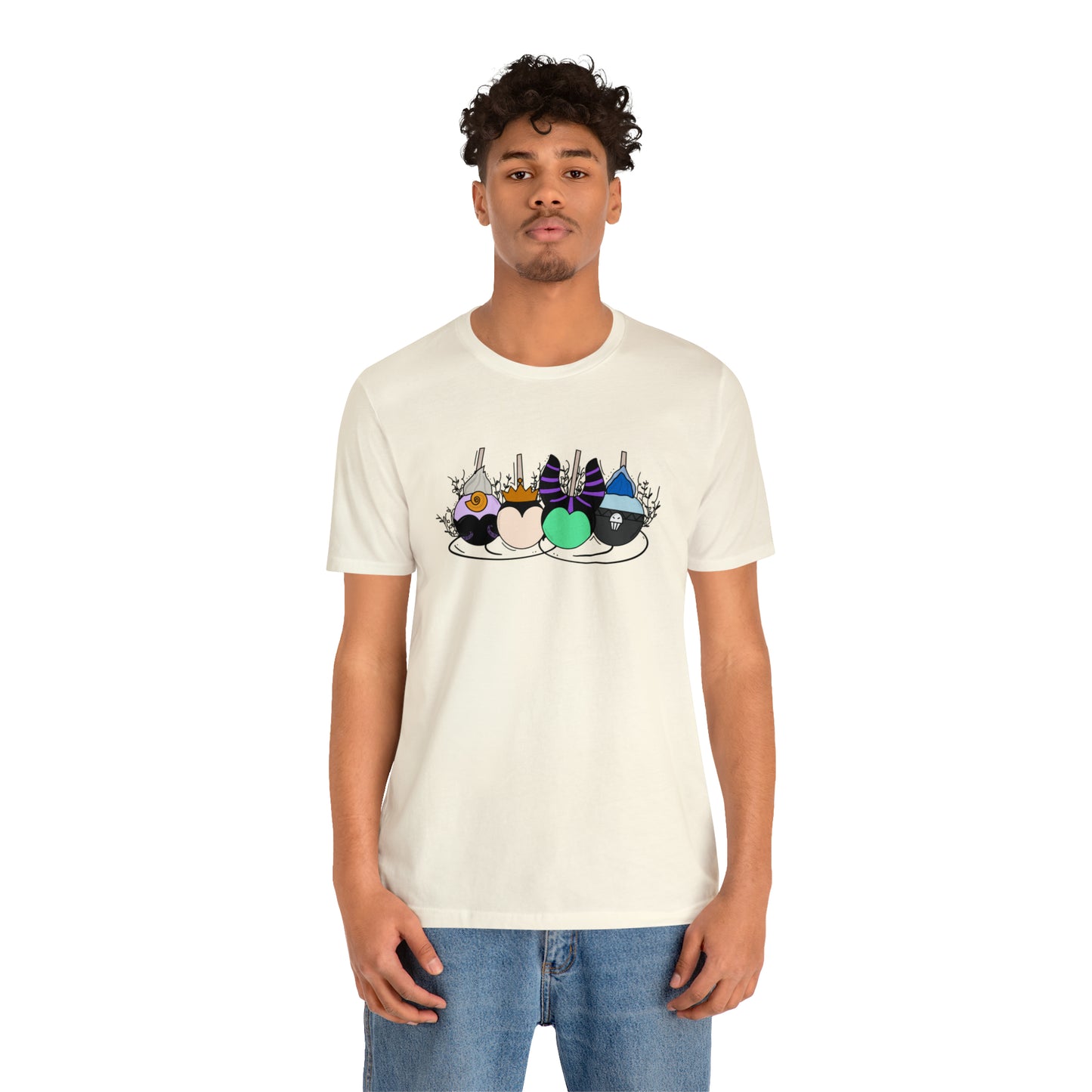 Adult Villain Apples Tee - Bella + Canvas