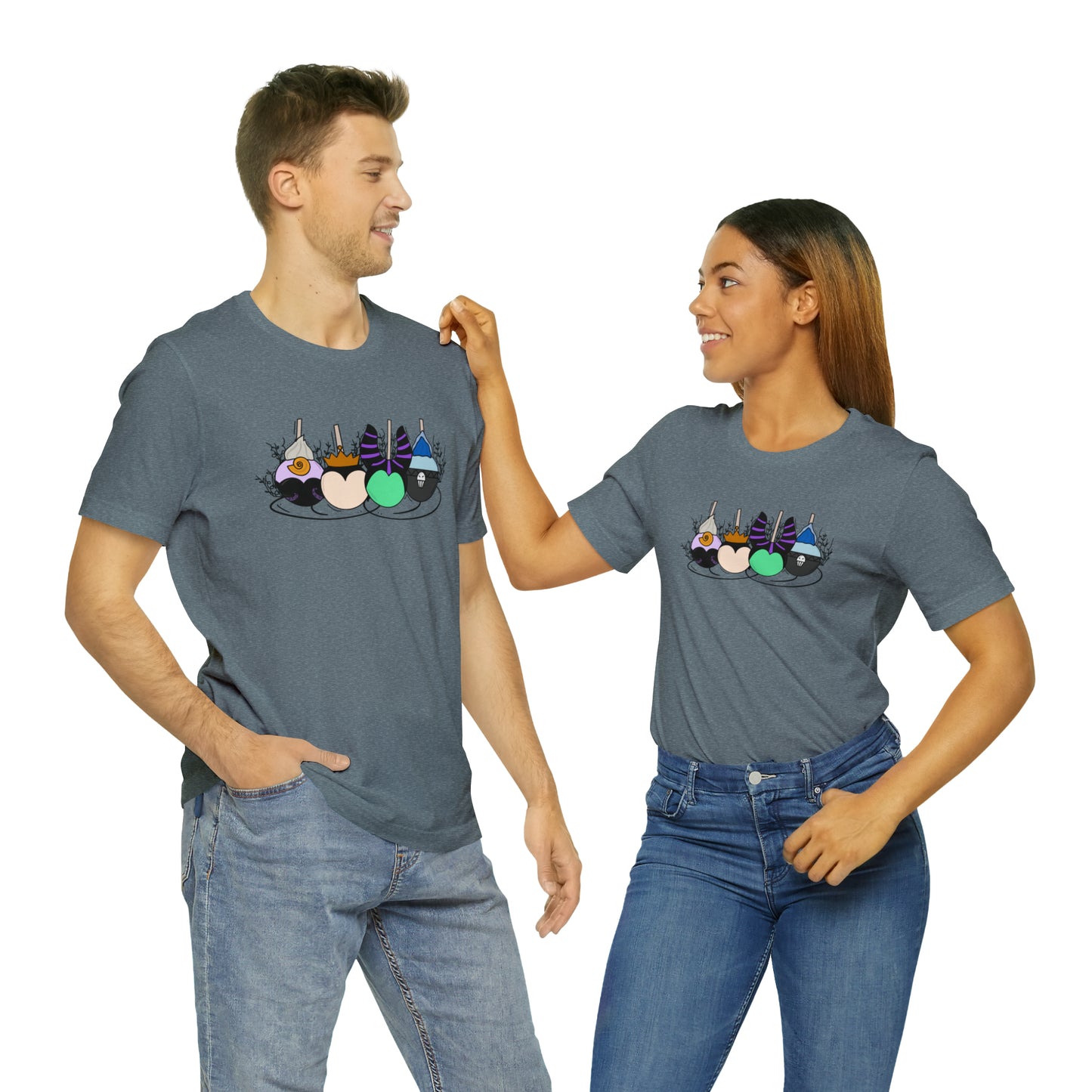 Adult Villain Apples Tee - Bella + Canvas