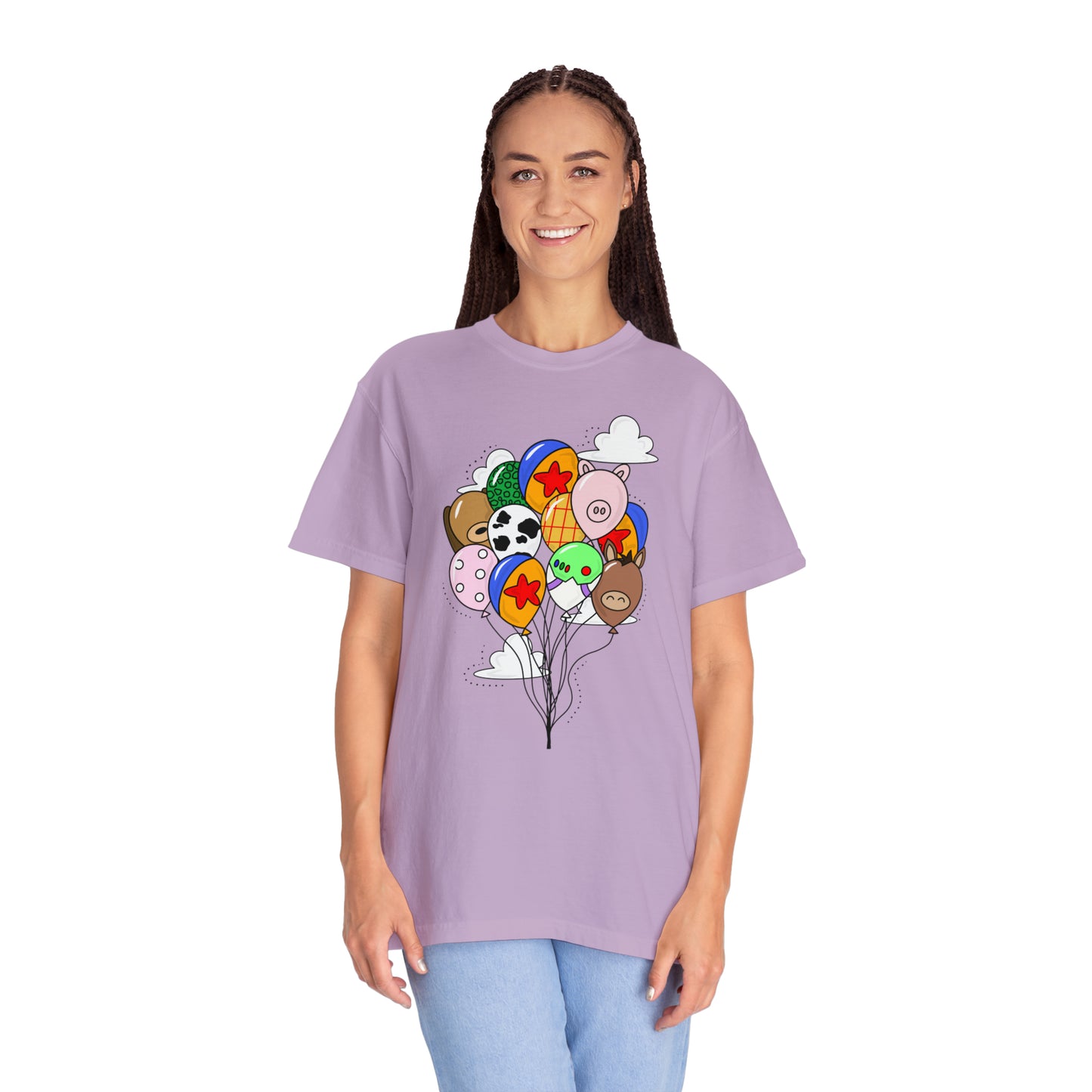 Adult Toy Balloons Tee - Comfort Colors