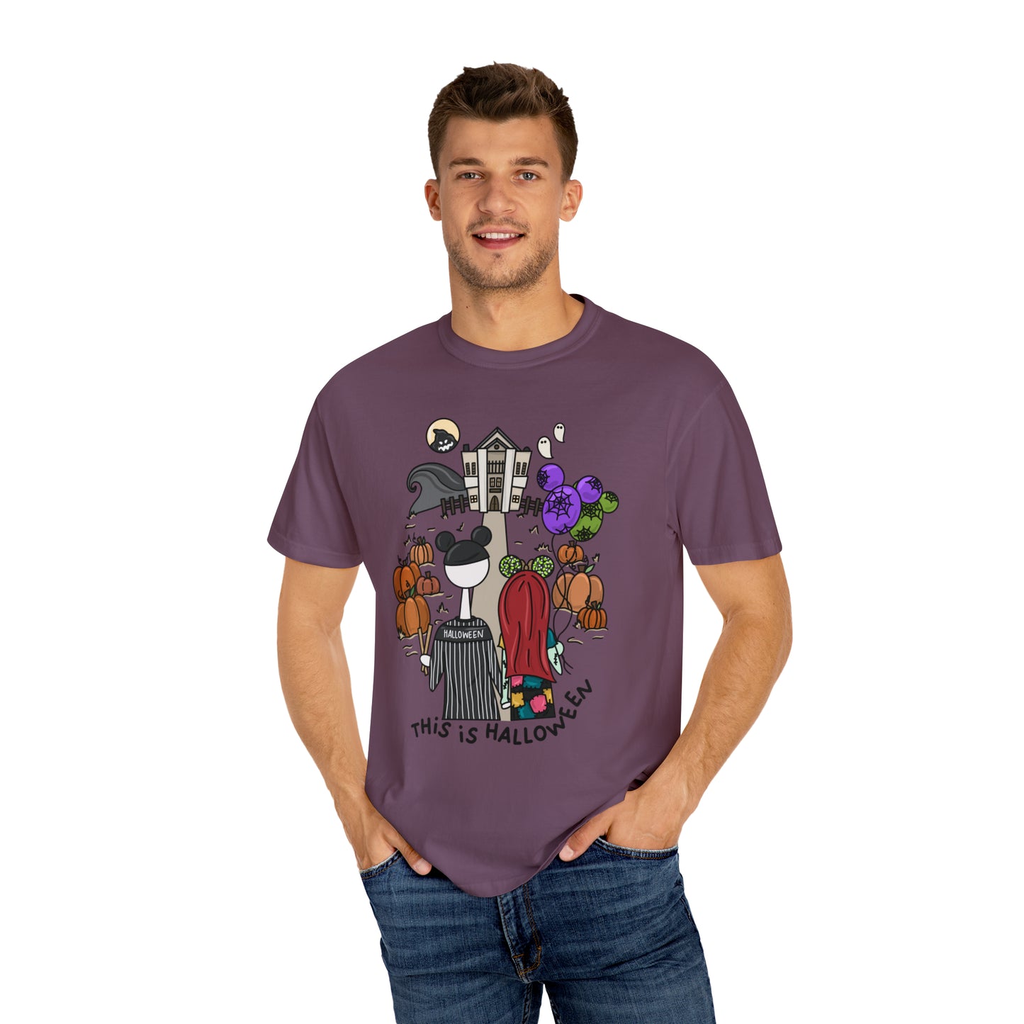 Adult This is Halloween Duo Tee - Comfort Colors