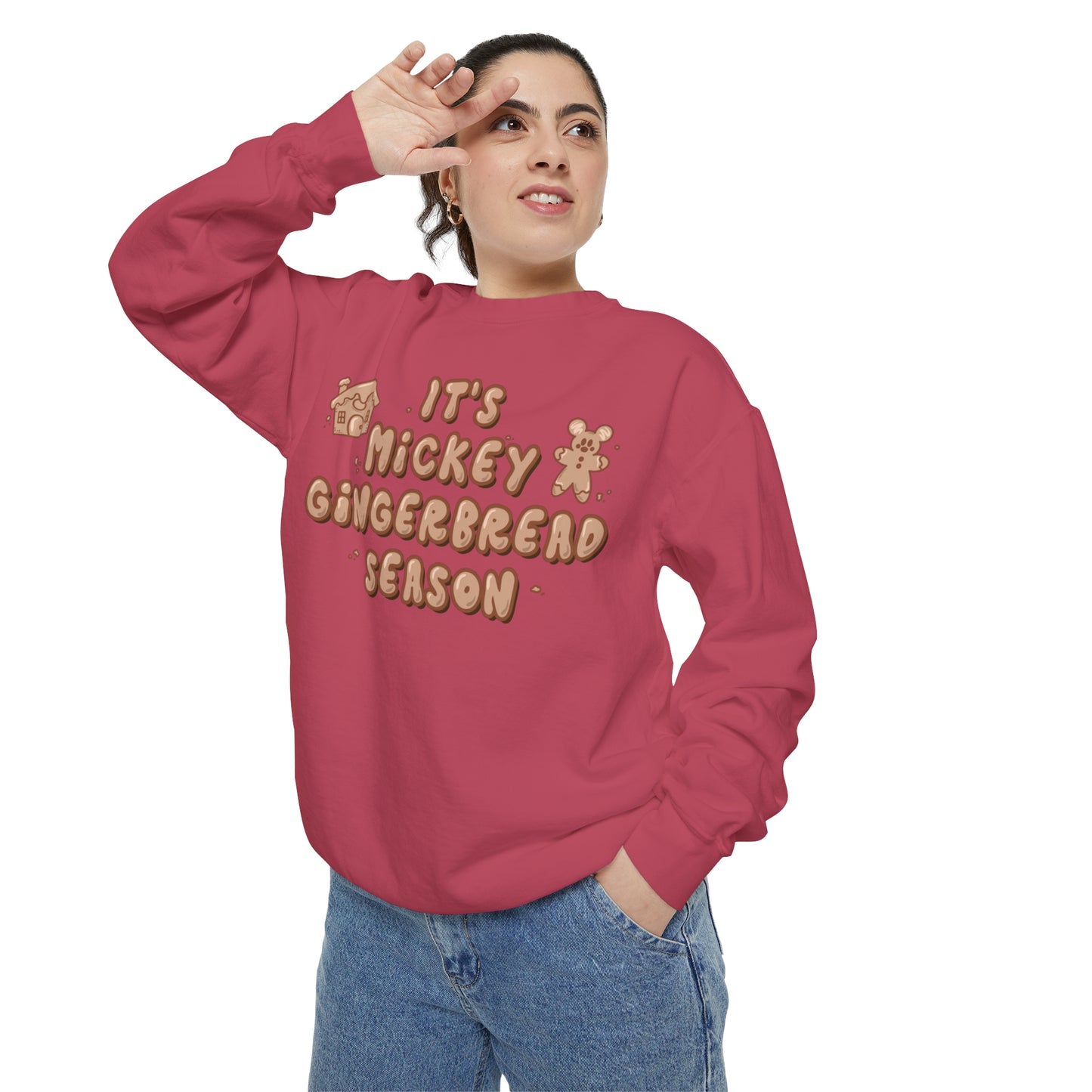 Adult Gingerbread Season Crewneck - Comfort Colors