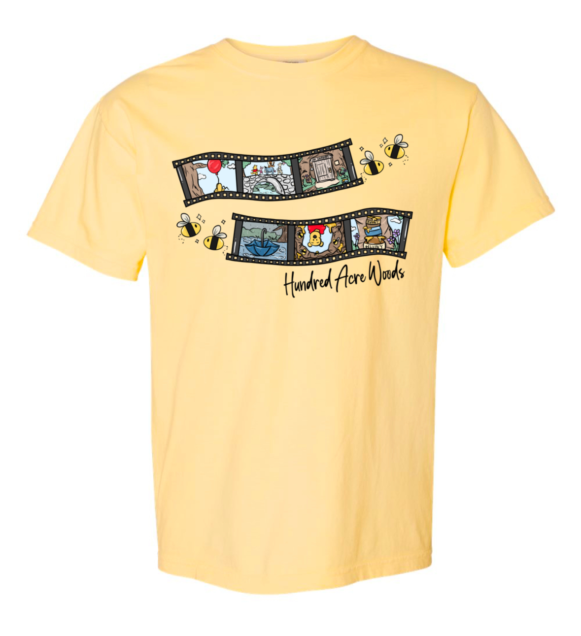 Hundred Acre Woods Film Strip Tee