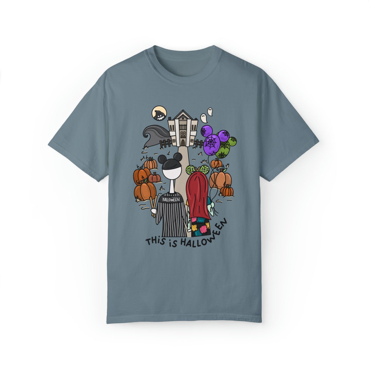 Adult This is Halloween Duo Tee - Comfort Colors
