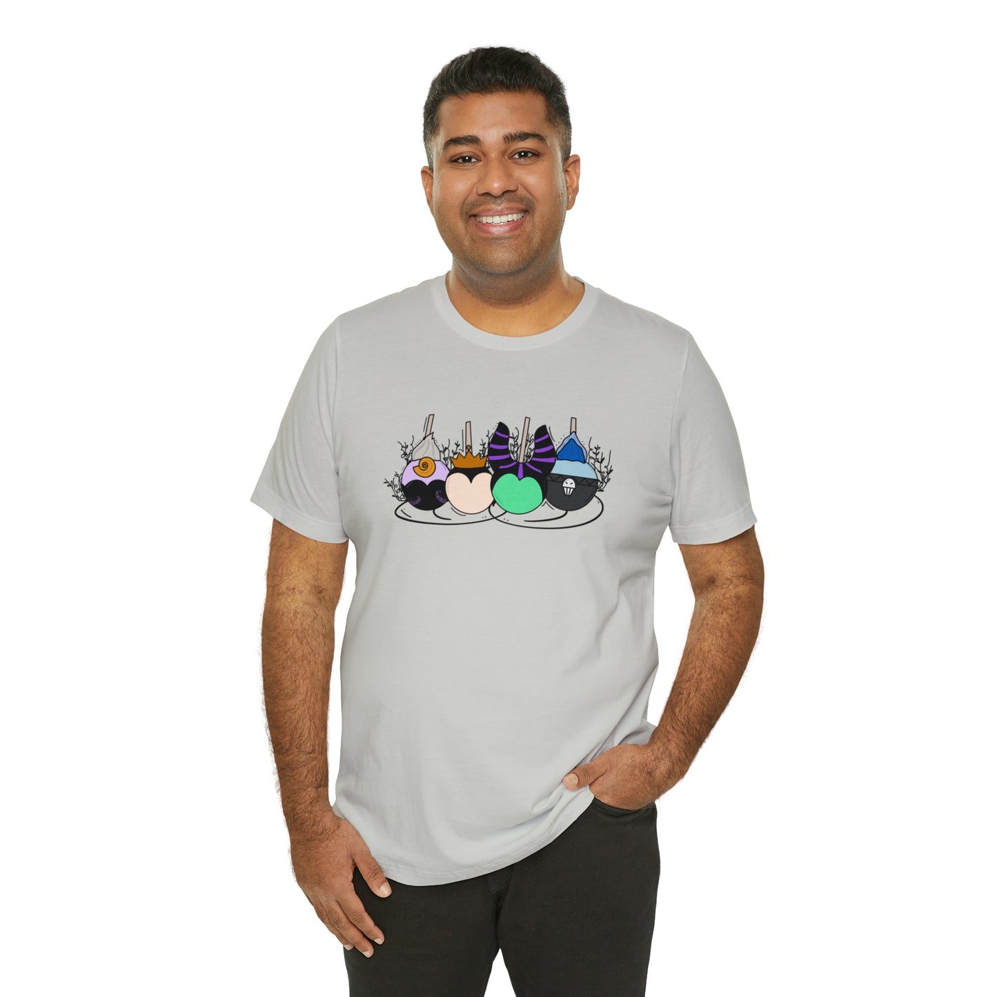 Adult Villain Apples Tee - Bella + Canvas