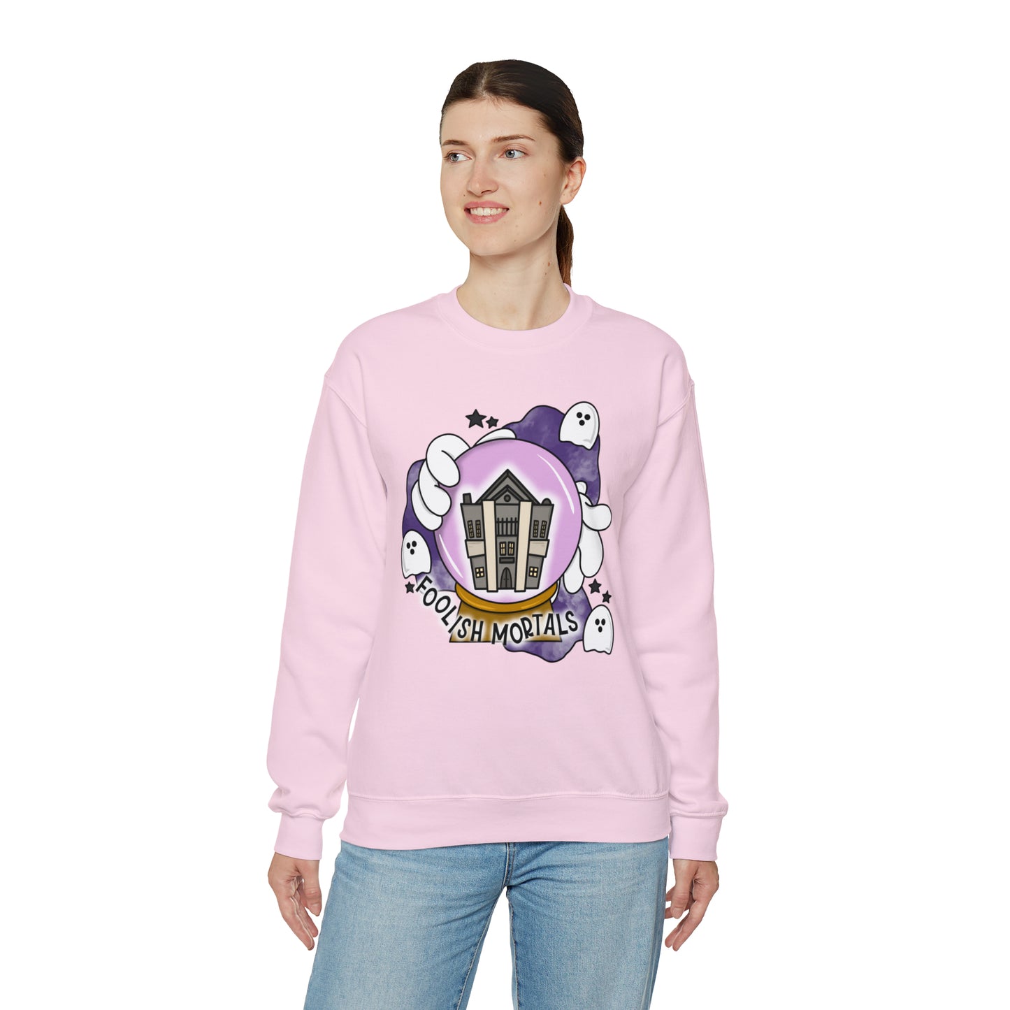 Adult Foolish Mortals Crewneck - Gildan