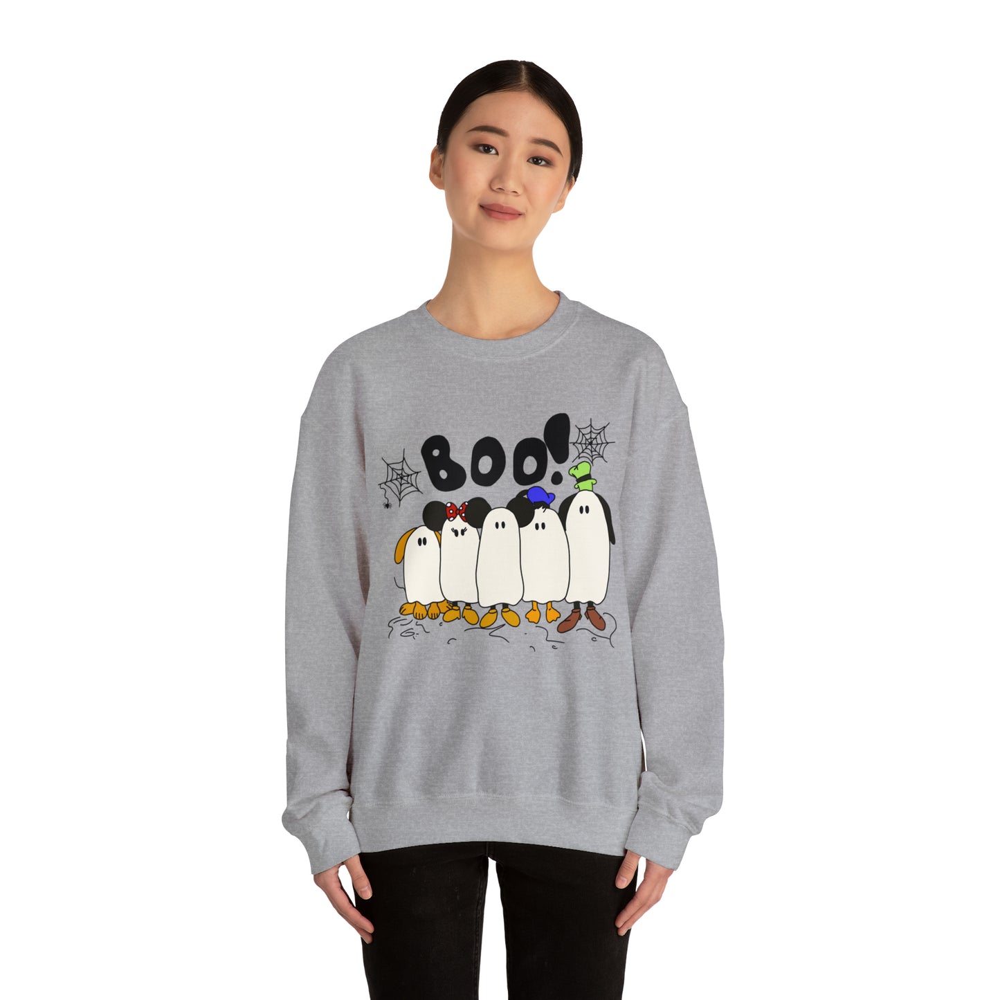 Adult Fabulous Ghosts Crewneck - Gildan