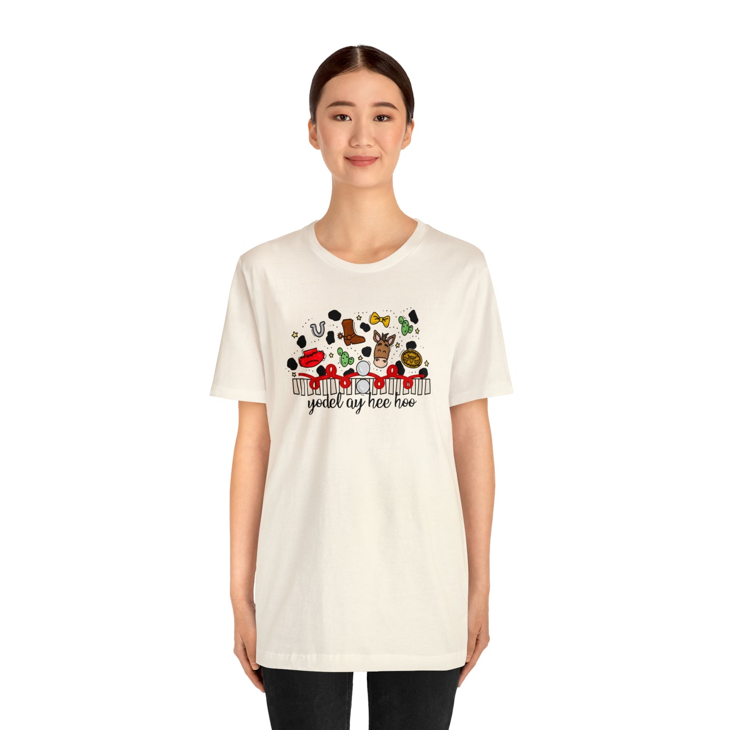 Adult Cowgirl Doodle Tee - Bella + Canvas