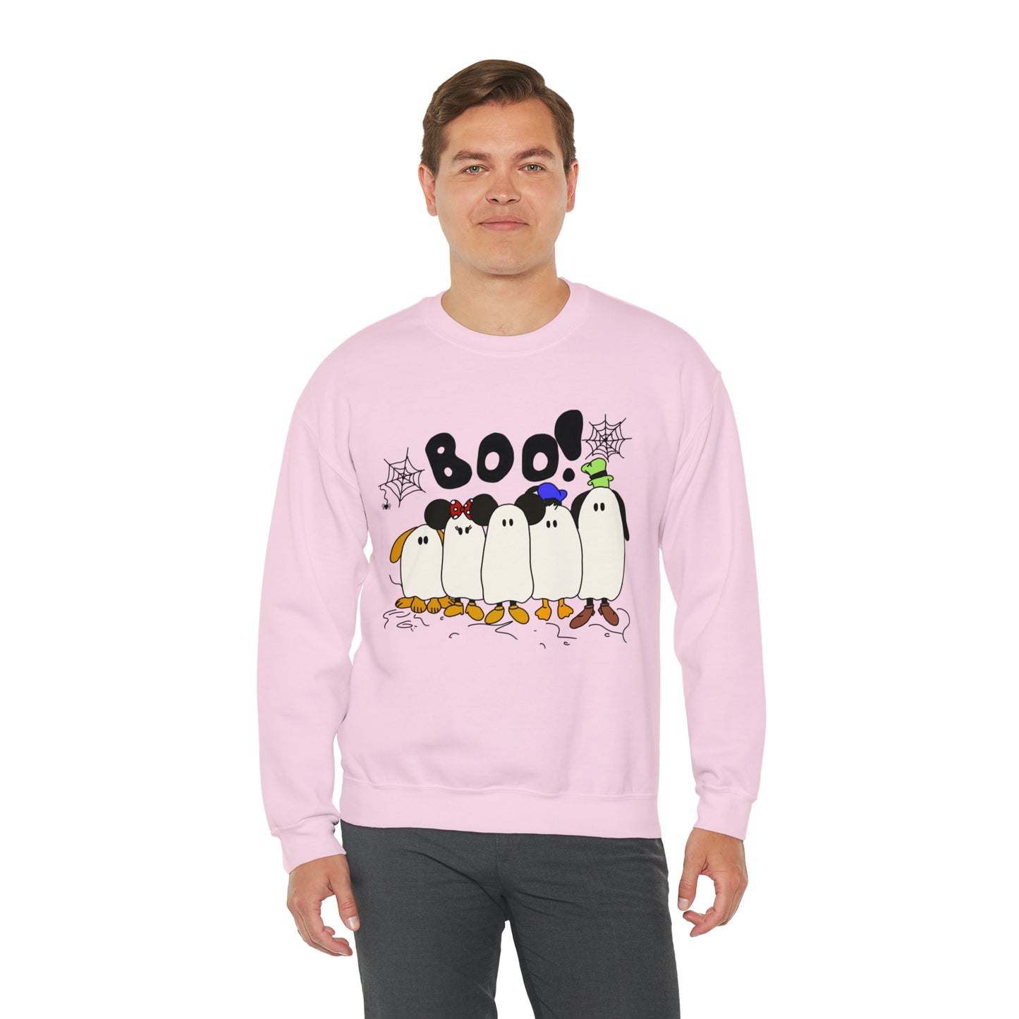 Adult Fabulous Ghosts Crewneck - Gildan