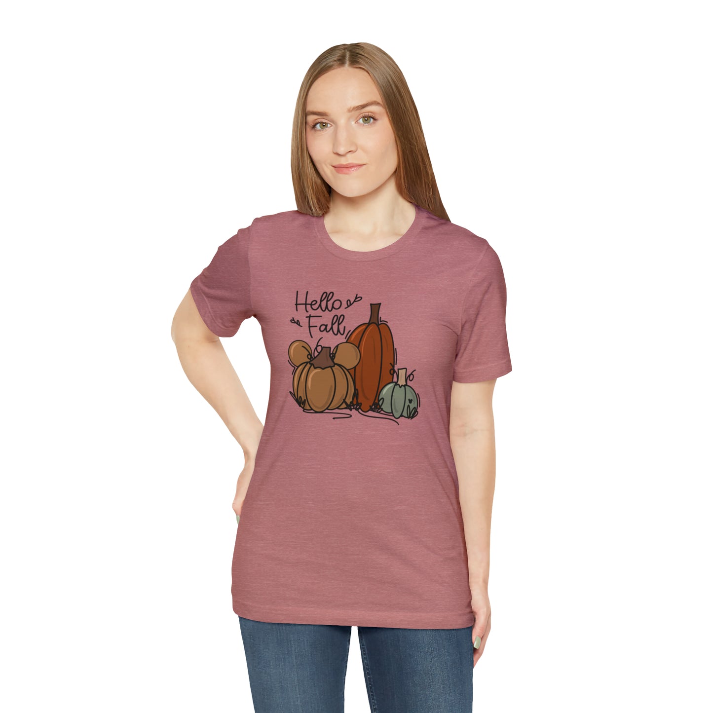 Adult Hello Fall Tee - Bella + Canvas