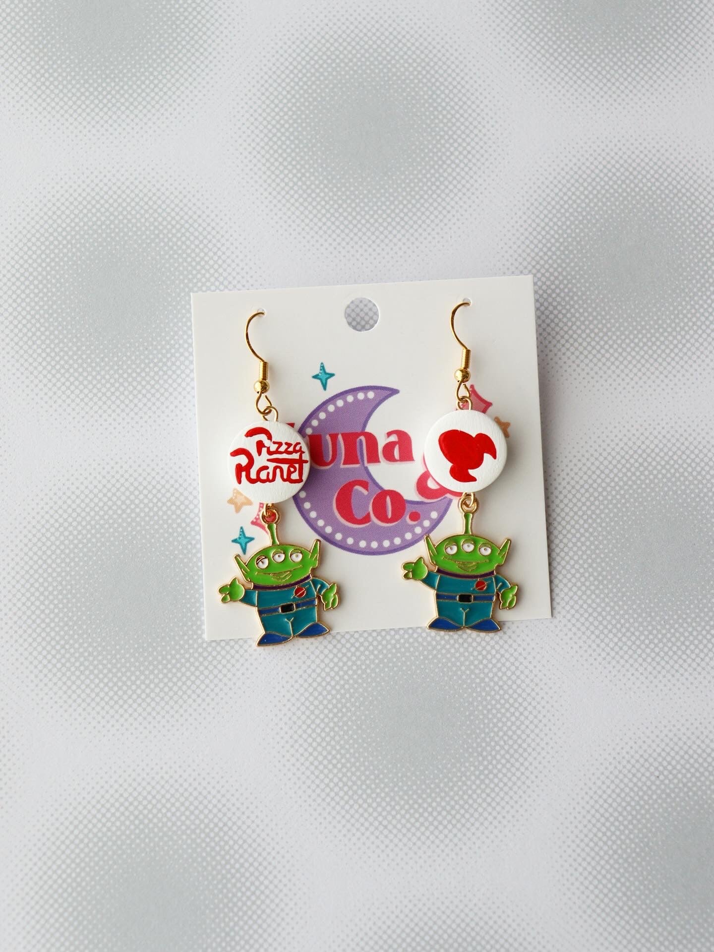 Pizza Planet Charm Dangles