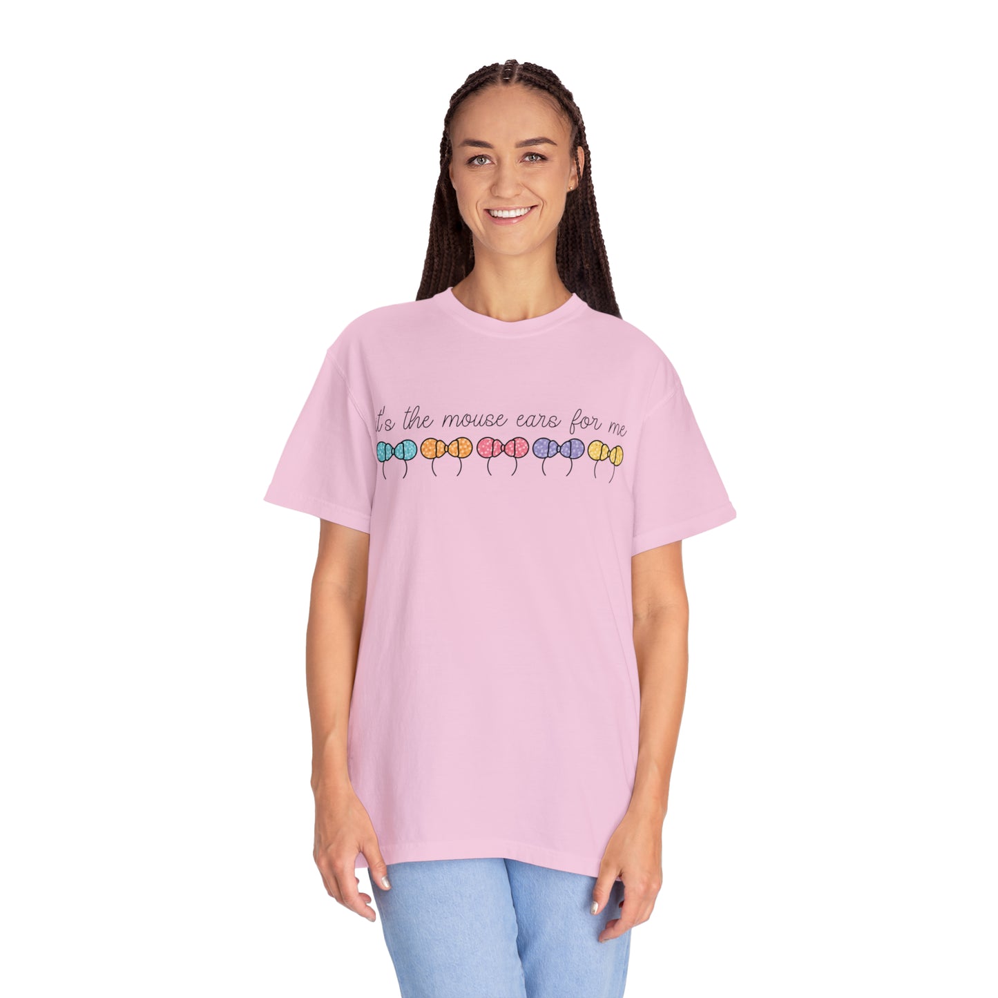 Adult Mouse Ears DL/MK Version Tee - Comfort Colors
