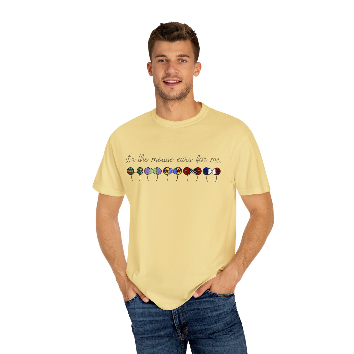 Adult Mouse Ears DCA Version Tee - Comfort Colors
