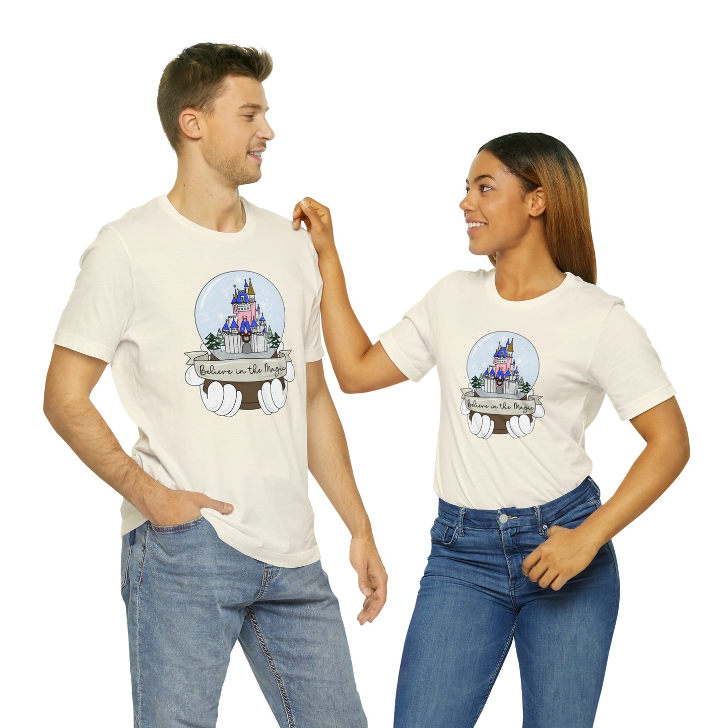 Adult WDW Snow Globe Tee - Bella + Canvas
