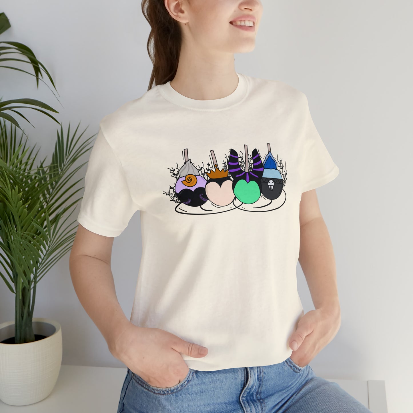 Adult Villain Apples Tee - Bella + Canvas