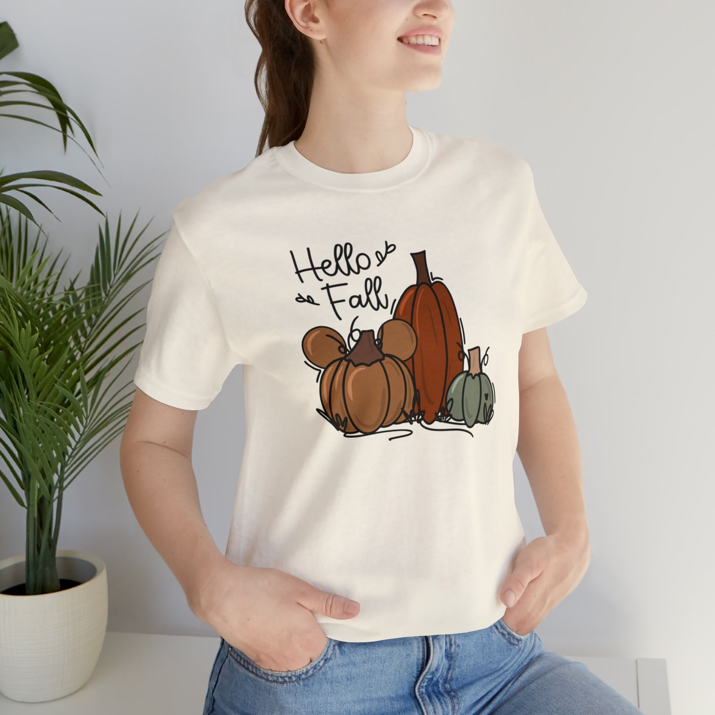 Adult Hello Fall Tee - Bella + Canvas