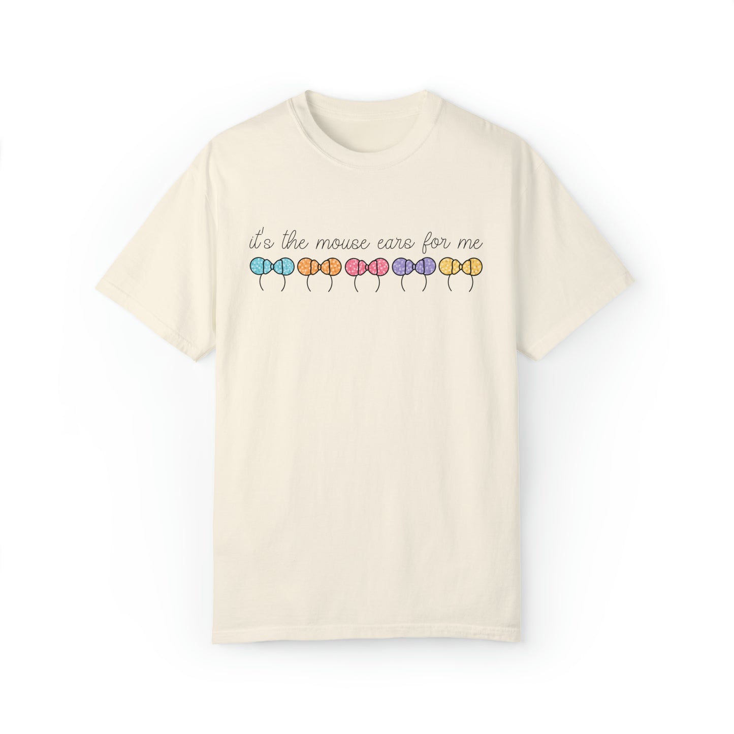 Adult Mouse Ears DL/MK Version Tee - Comfort Colors