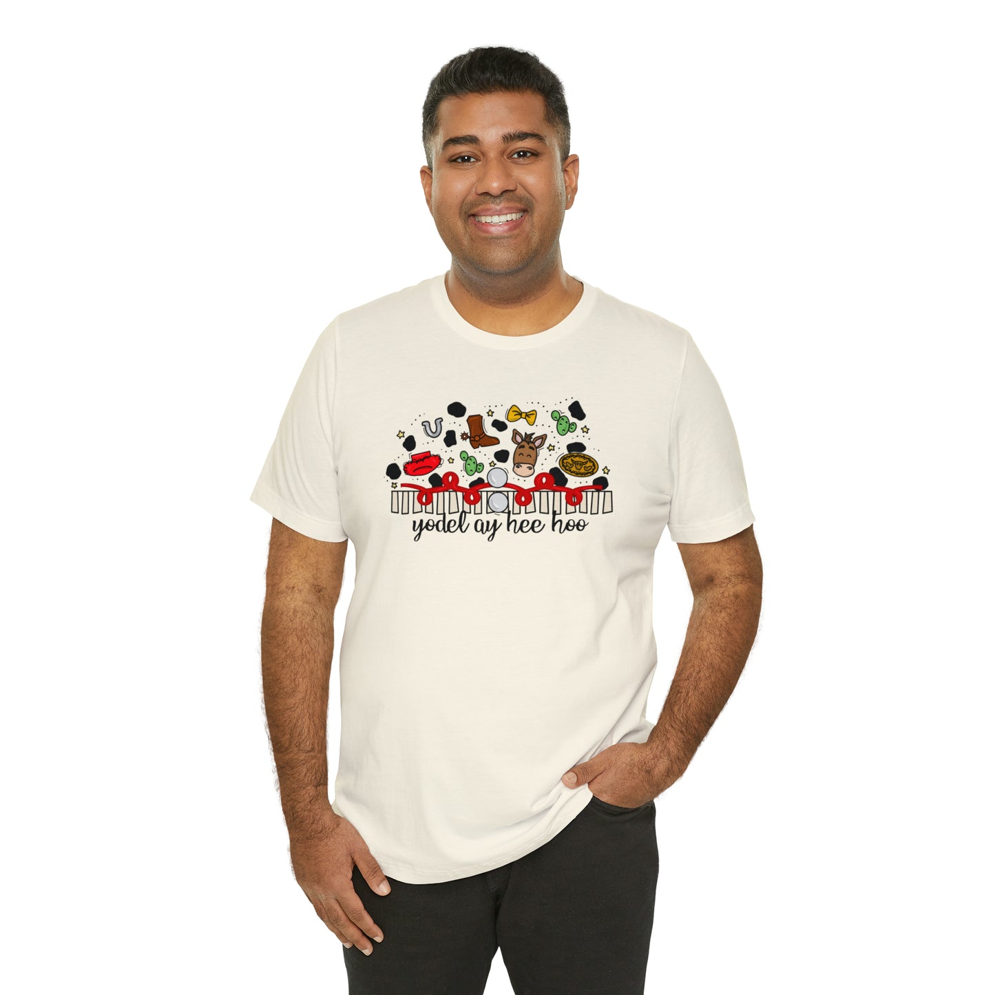 Adult Cowgirl Doodle Tee - Bella + Canvas