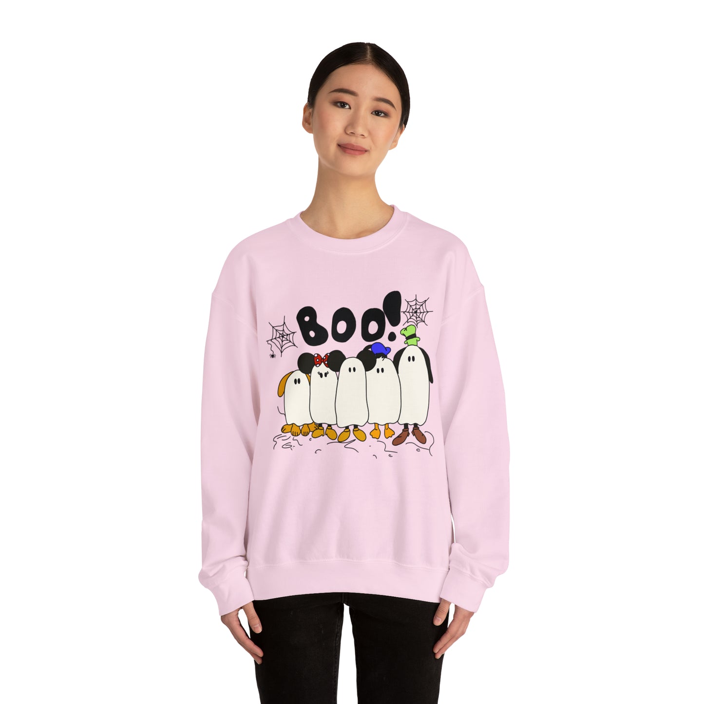 Adult Fabulous Ghosts Crewneck - Gildan