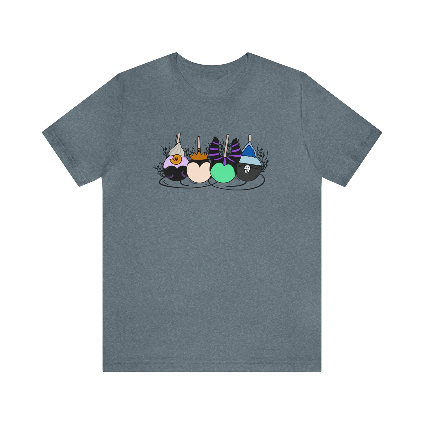Adult Villain Apples Tee - Bella + Canvas